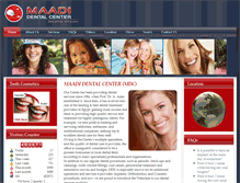 Tablet Screenshot of maadidental.com